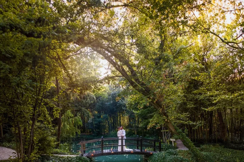 Il matrimonio di Sara e Francesco, villa di bagno