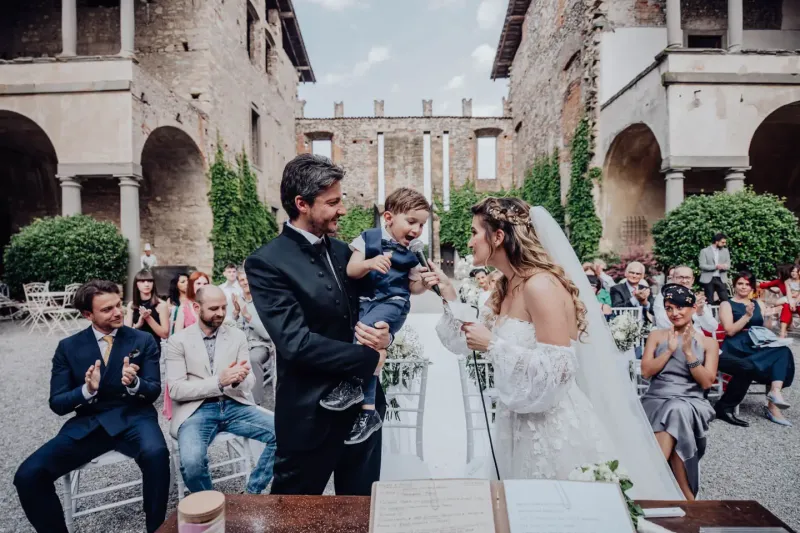Il matrimonio di Nagaja e Davide, Castello di Cavernago