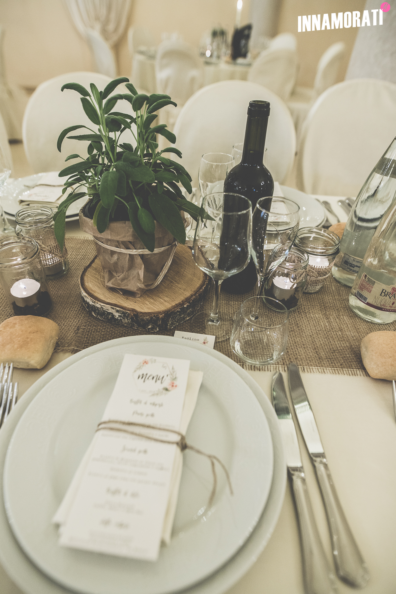 Decorazione tavola nozze