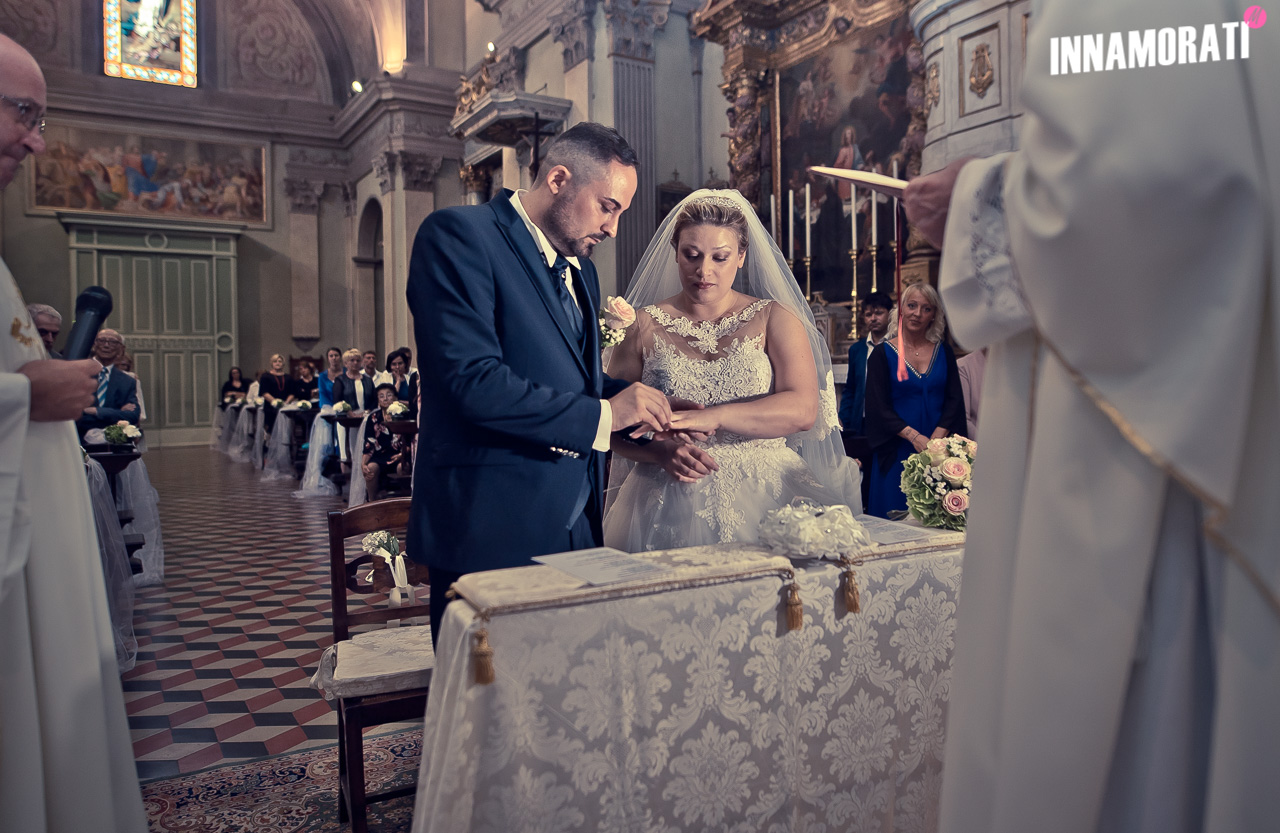 Calino Scambio Anelli Sposi