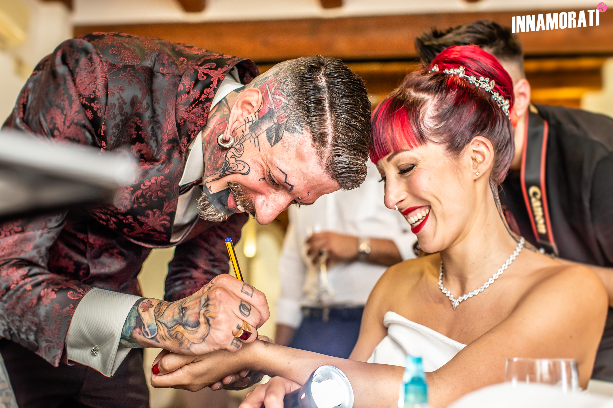 Cumignano sul naviglio wedding tatoo By Innamorati