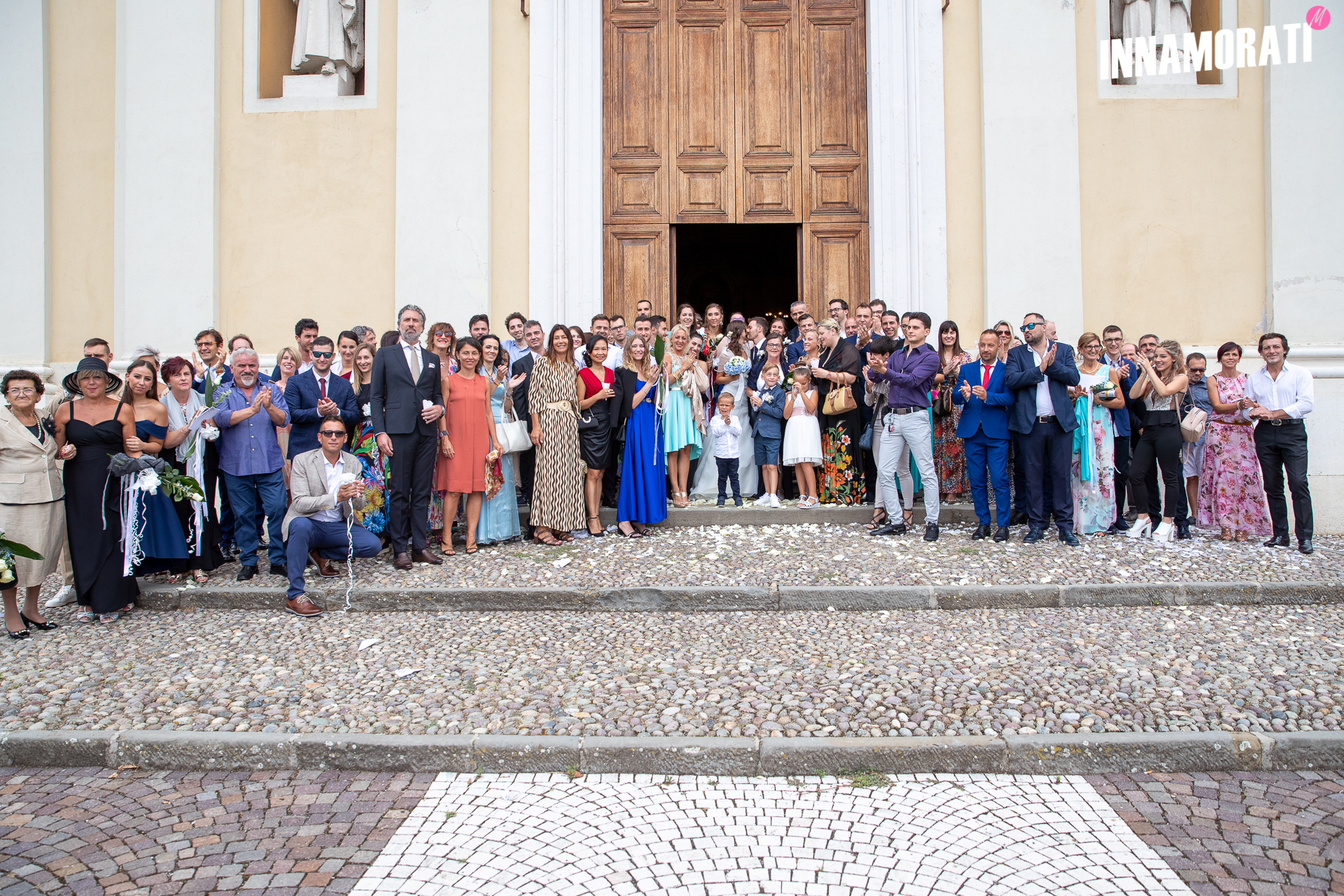 provaglio d'iseo foto di gruppo matrimonio By Innamorati