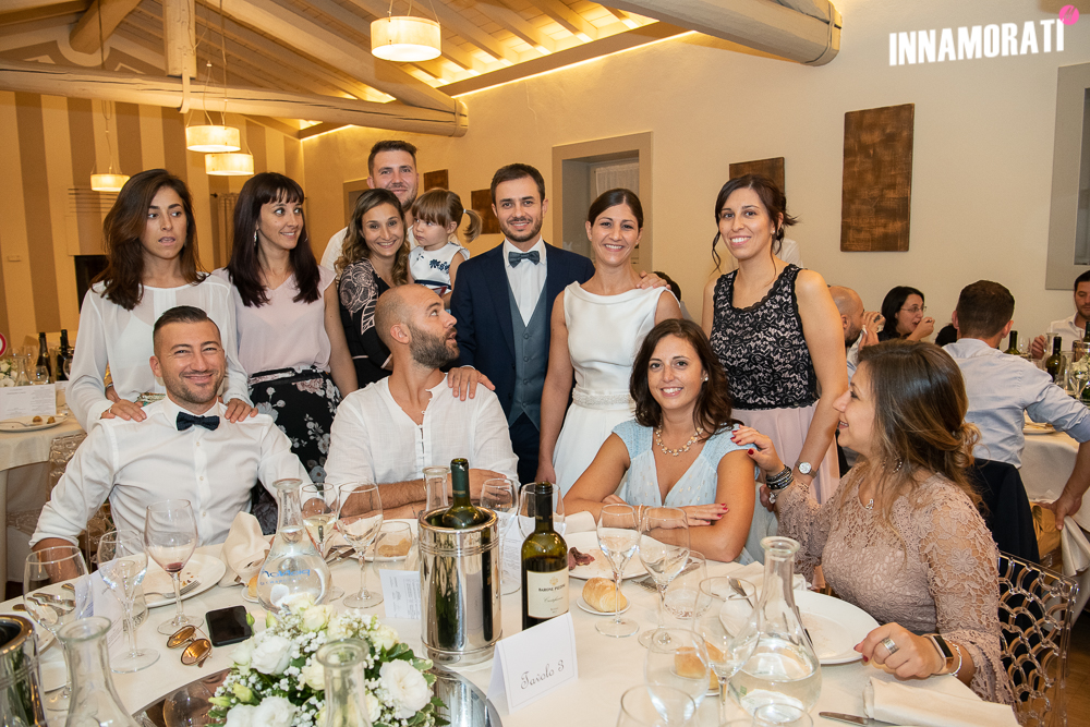 Castenedolo foto di gruppo al ristorante