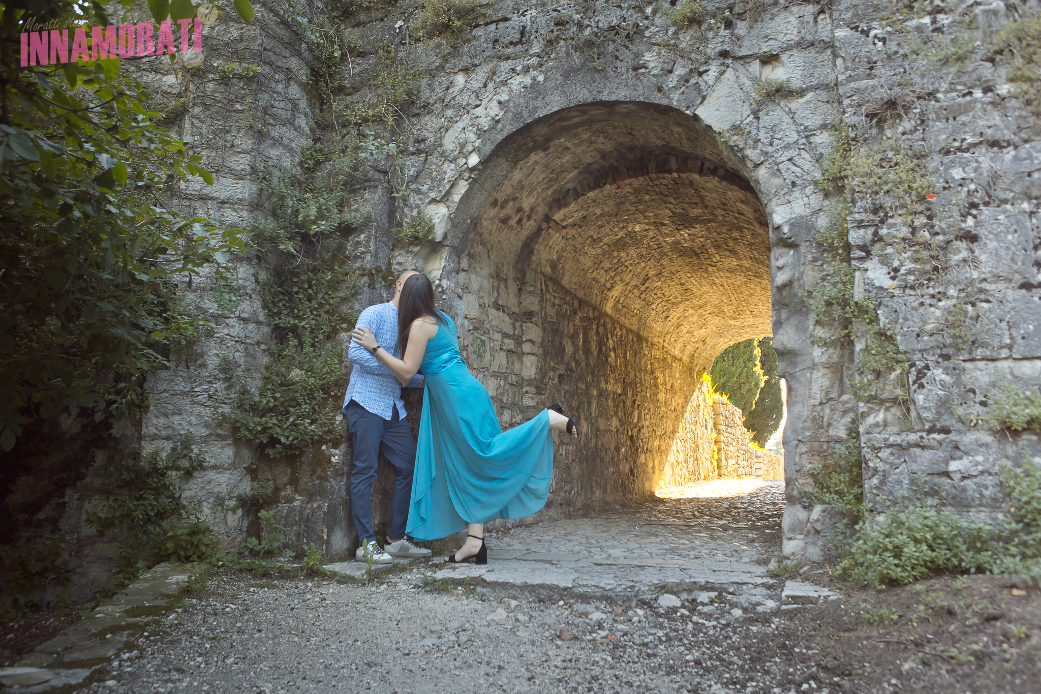 Pose of wedding