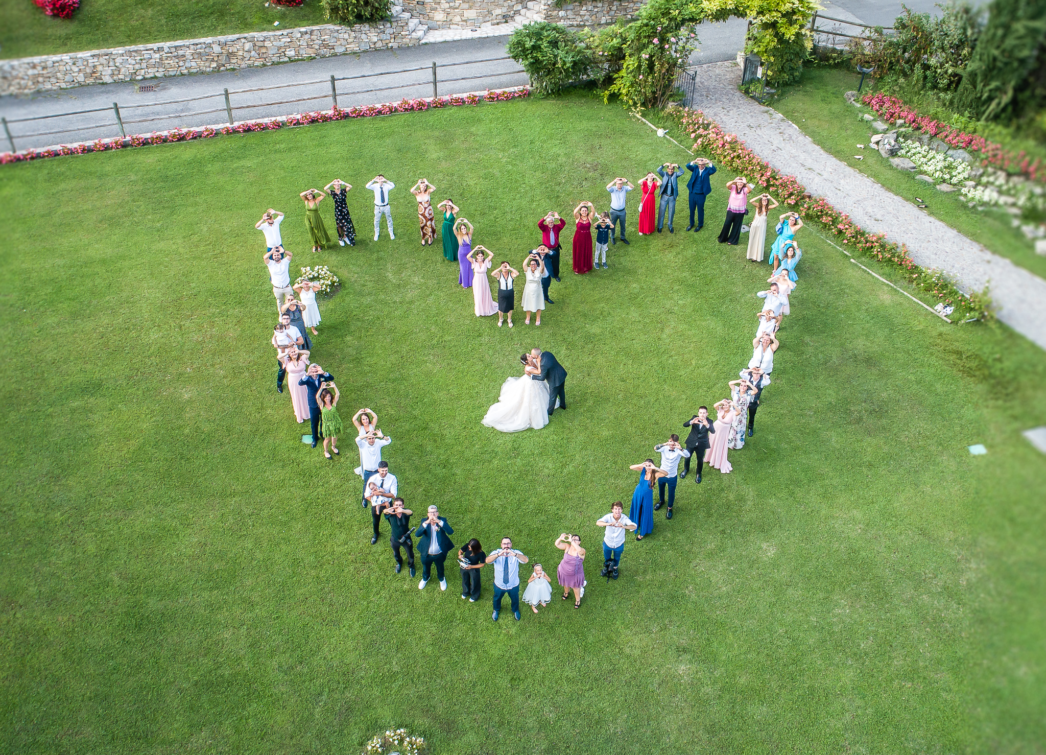 Panoramic Heart Wedding Bergamo