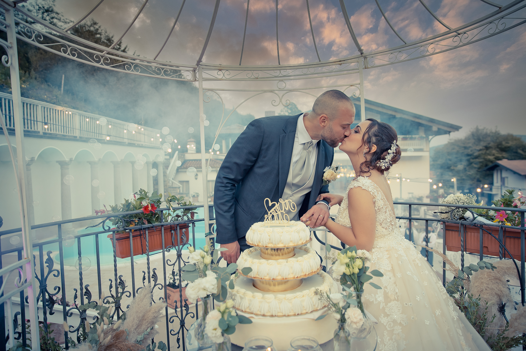Wedding cake Ristorante Bergamo Il fontanile