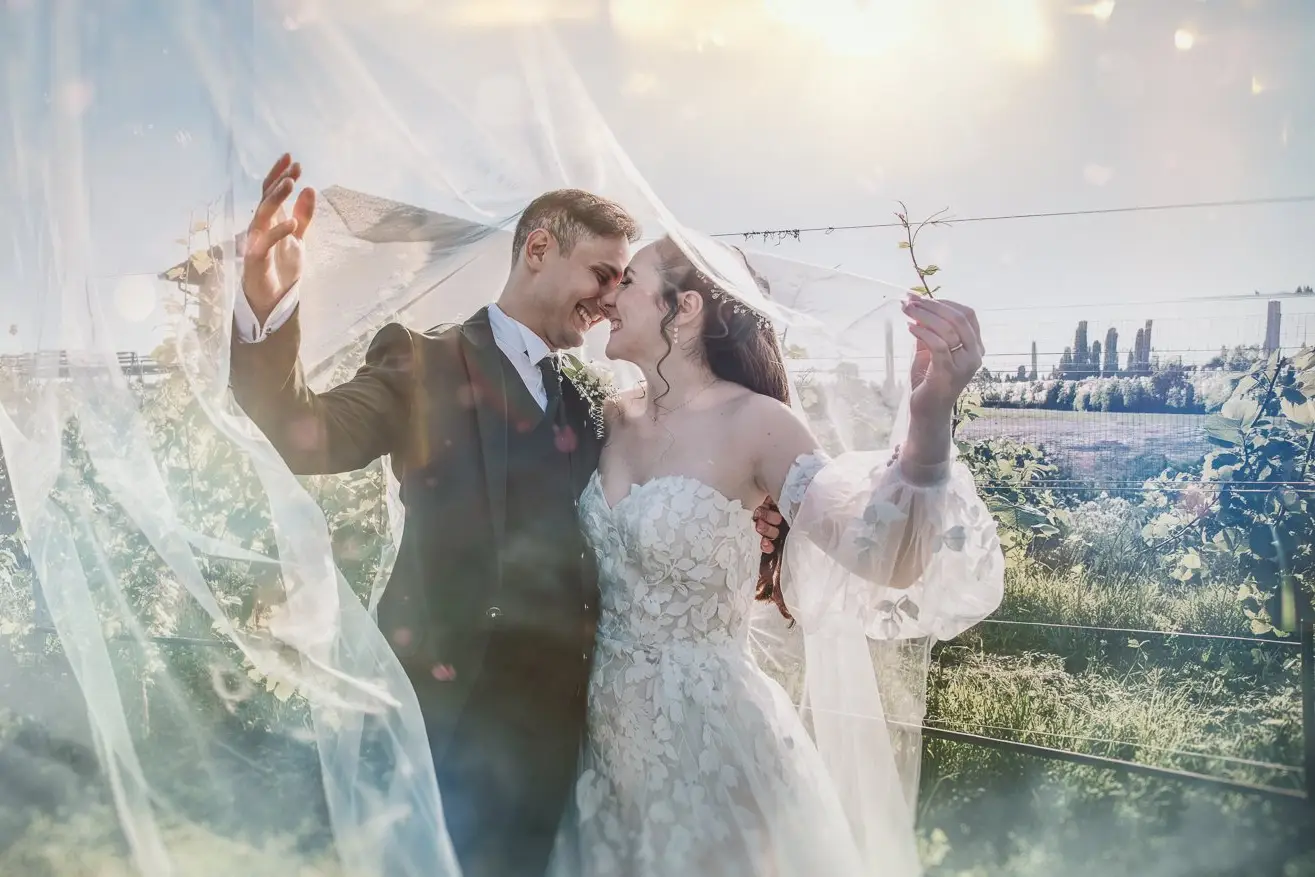 Gloria e Davide MatrimoNnio Corte Poli